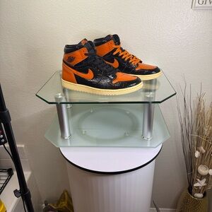 2019 Air Jordan 1 High Shattered Backboard 3.0 SBB SZ:13 black starfish Chicago